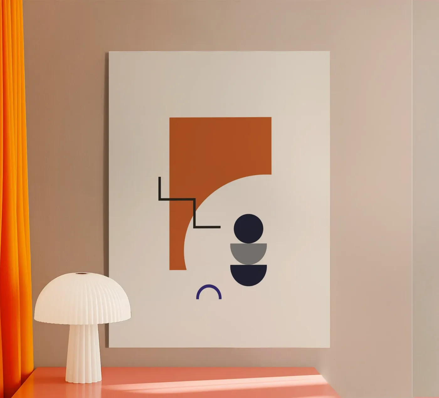 Forme astratte - Autunno plexiglass da KHouse Studio