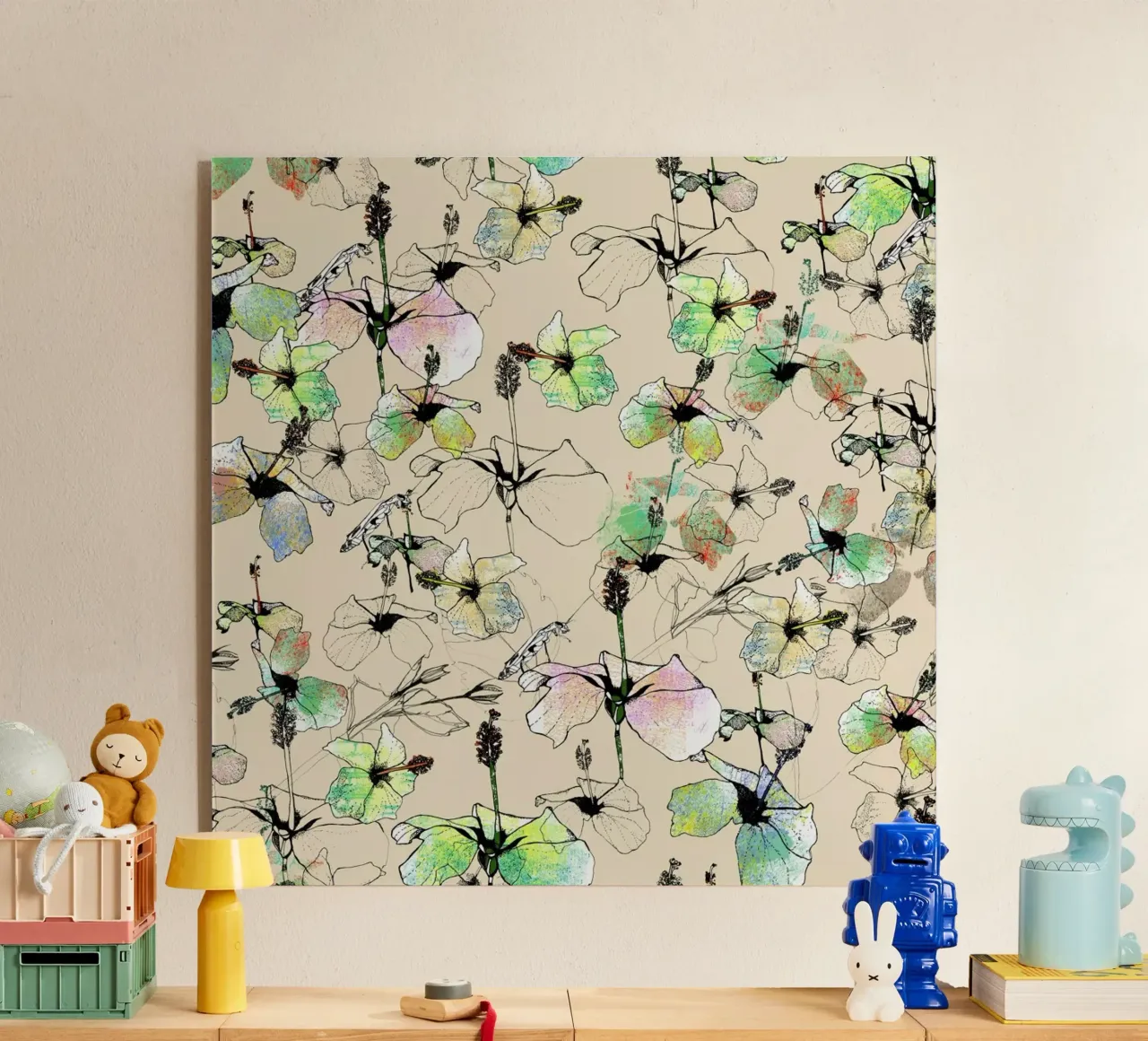 Hibiscus plexiglas de Giulio Iurissevich