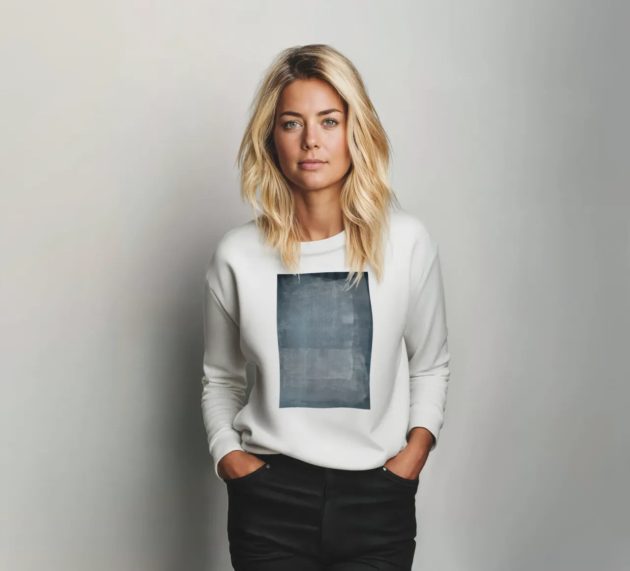 Minimal Abstract Blue 01 sweatshirt by amini54