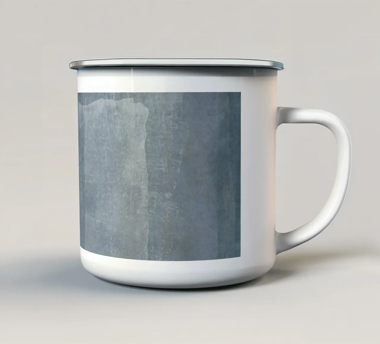 Minimal Abstract Blue 01 tazza in smalto da amini54