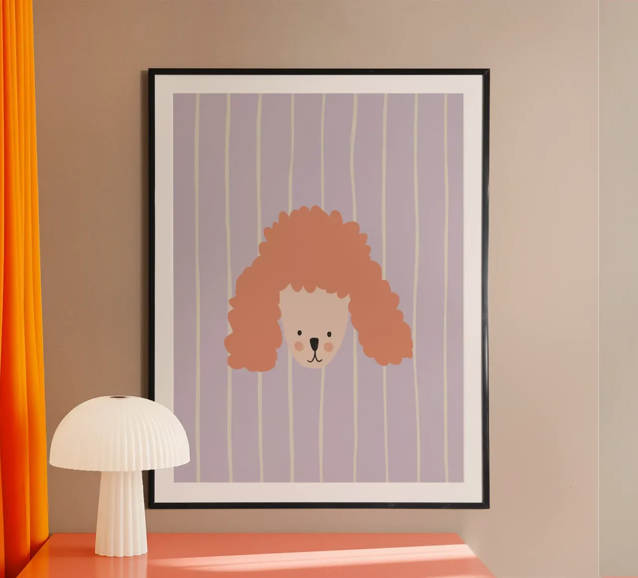 Funny Poodle poster da AleksandraAnna