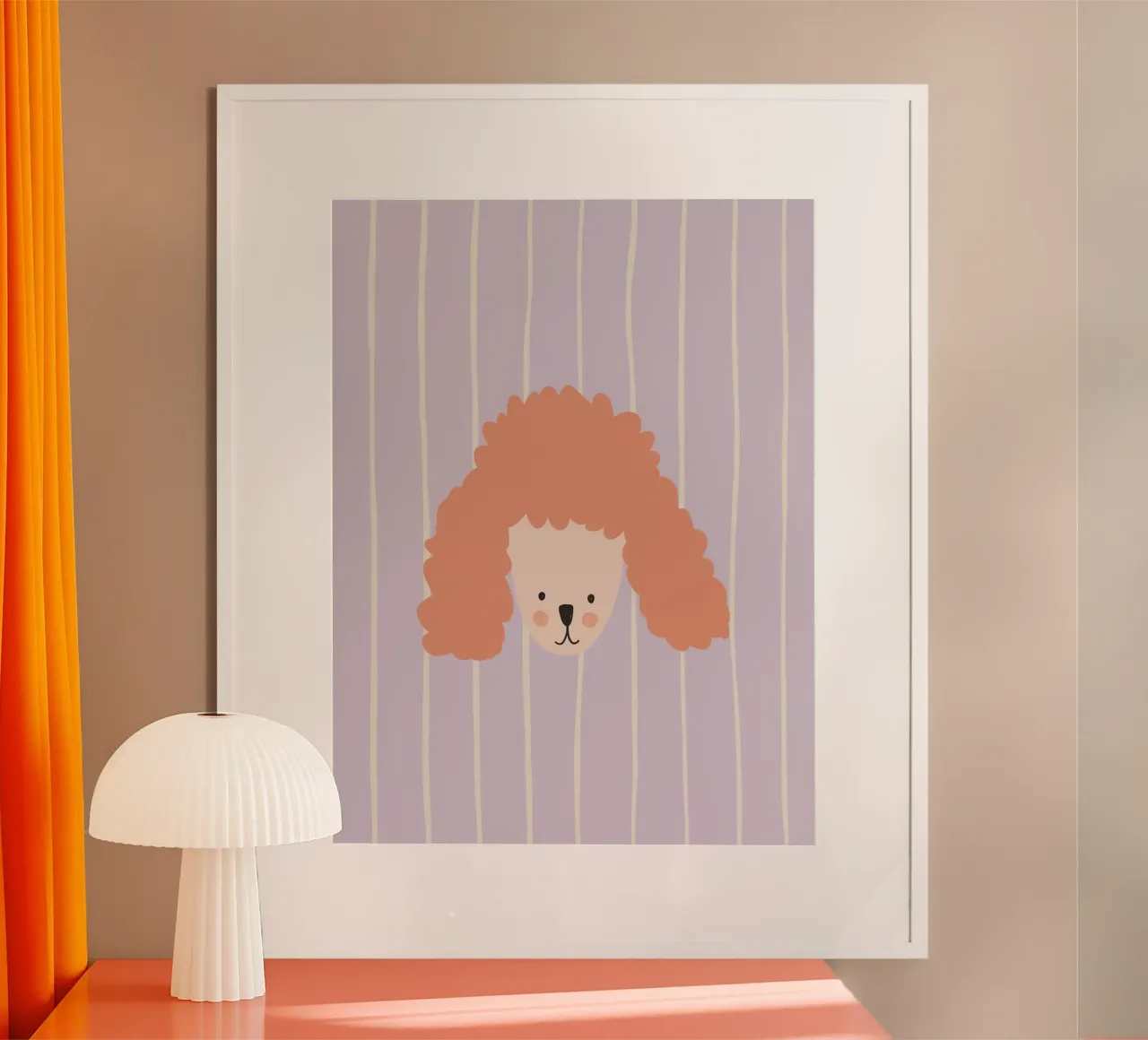Funny Poodle poster da AleksandraAnna