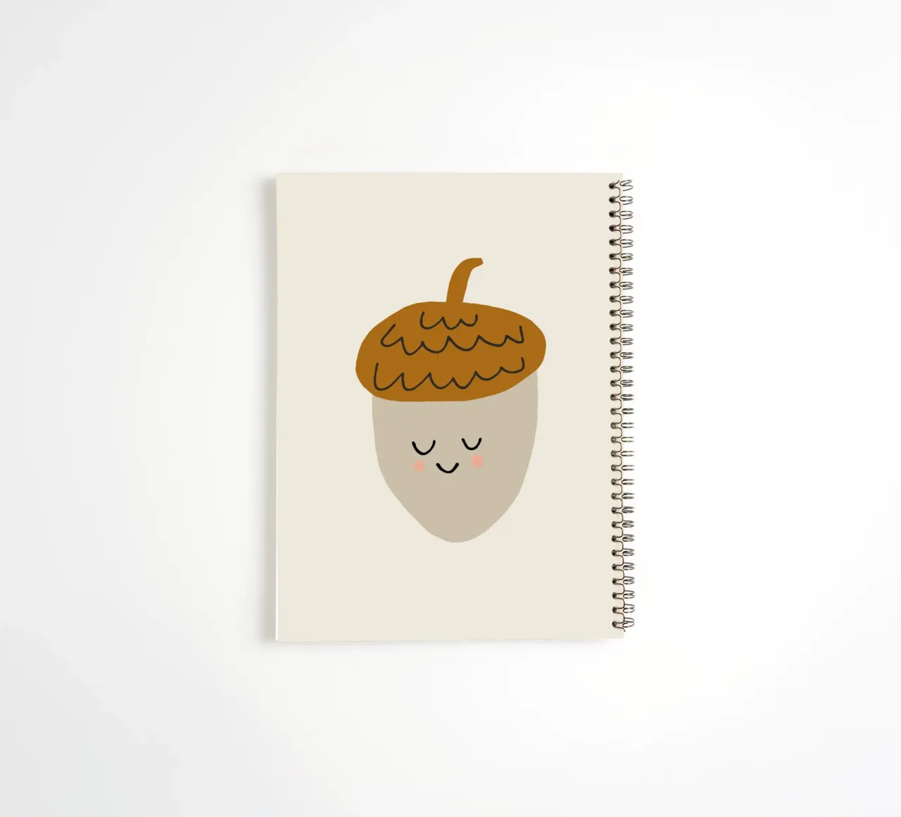 Acorn spiral notebook by AleksandraAnna