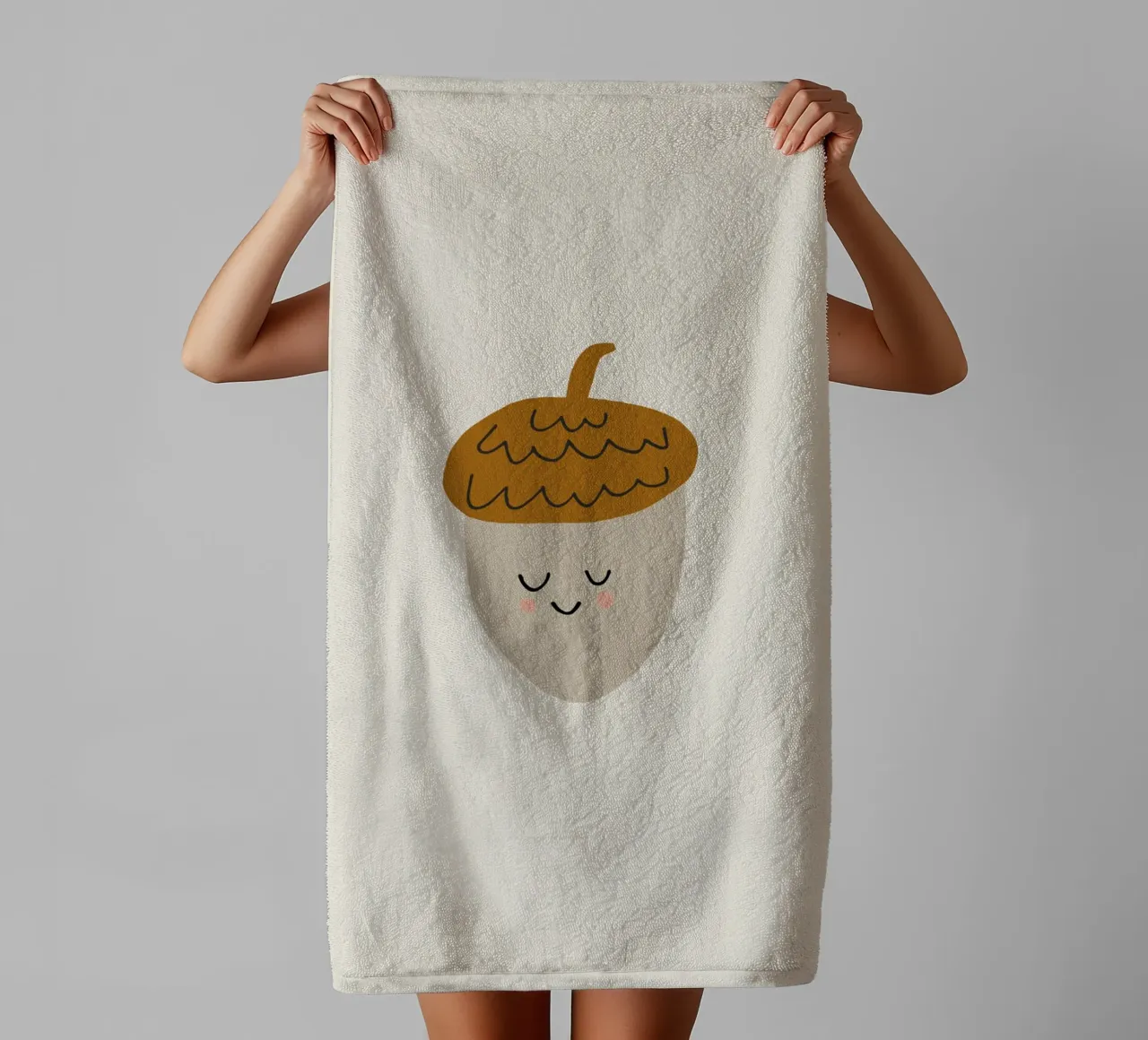 Acorn asciugamano da bagno da AleksandraAnna