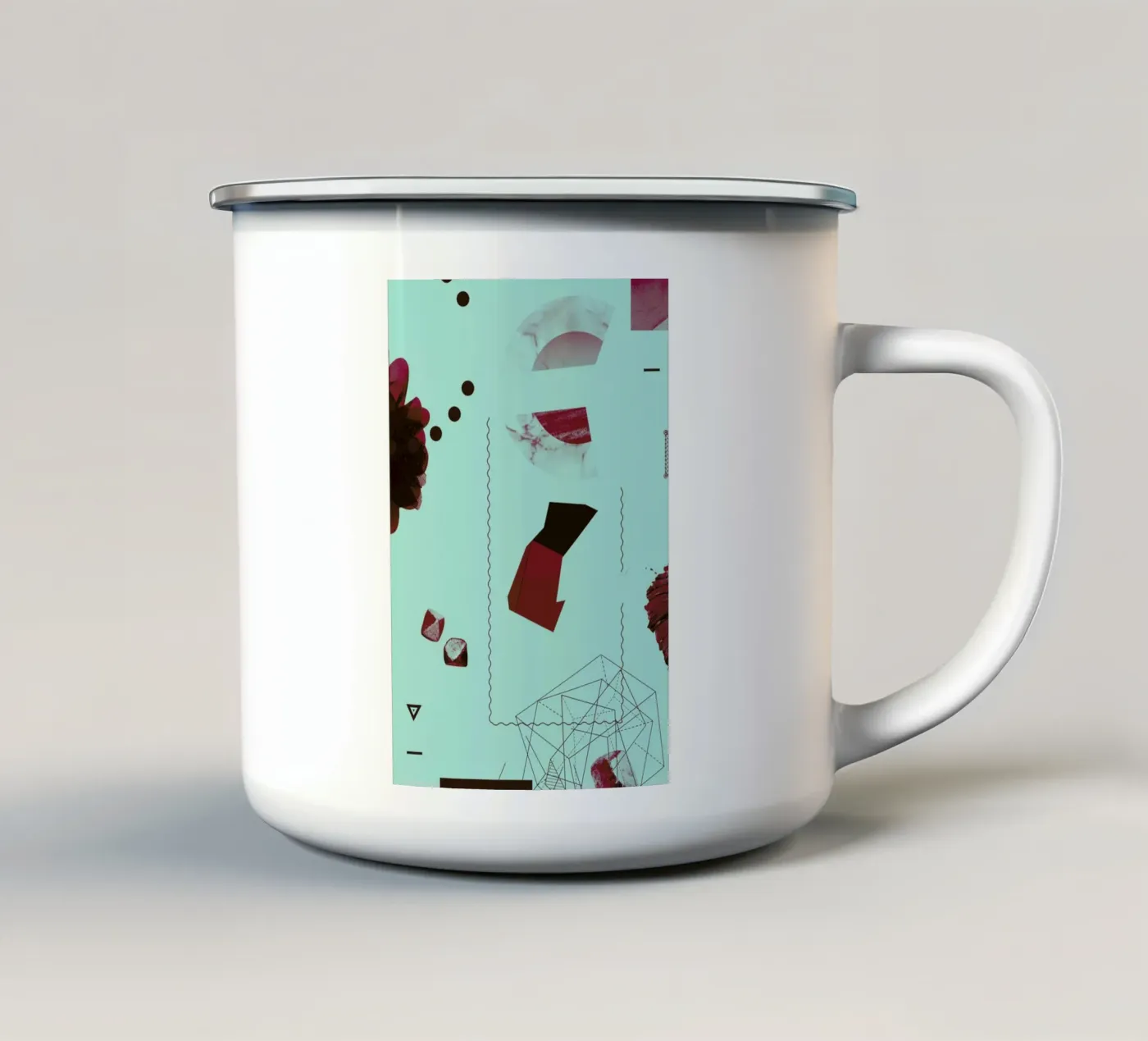 Objects 05 tazza in smalto da Andreas Jarner