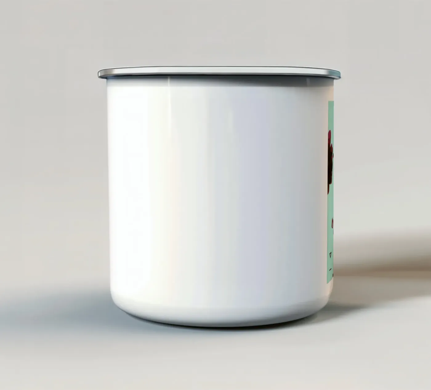 Objects 05 emaille mok van Andreas Jarner