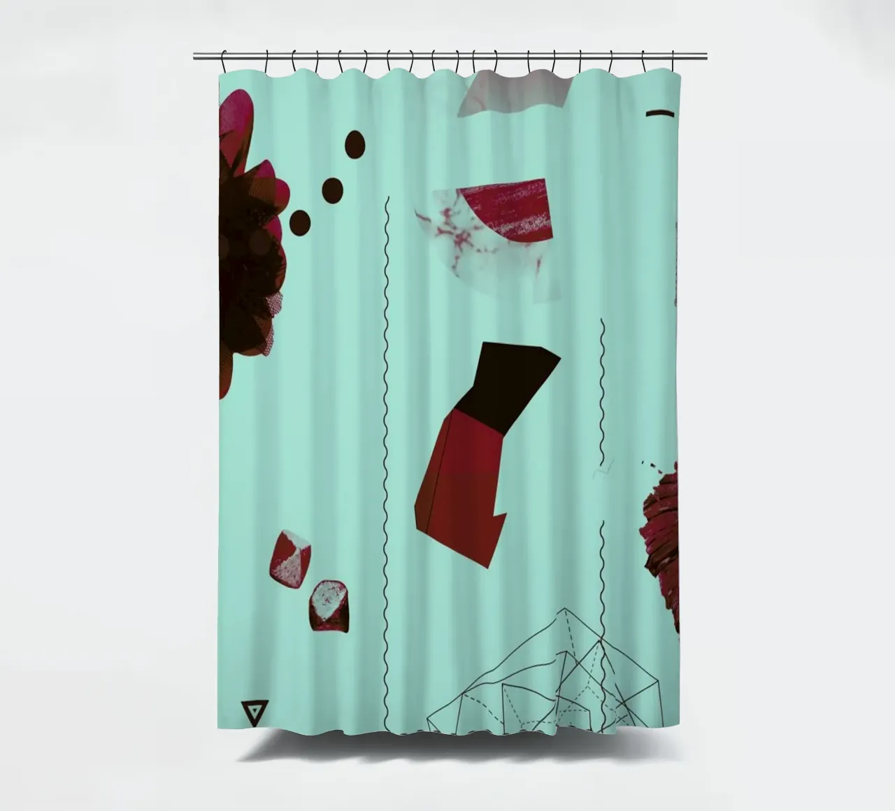 Objects 05 Duschvorhang von Andreas Jarner