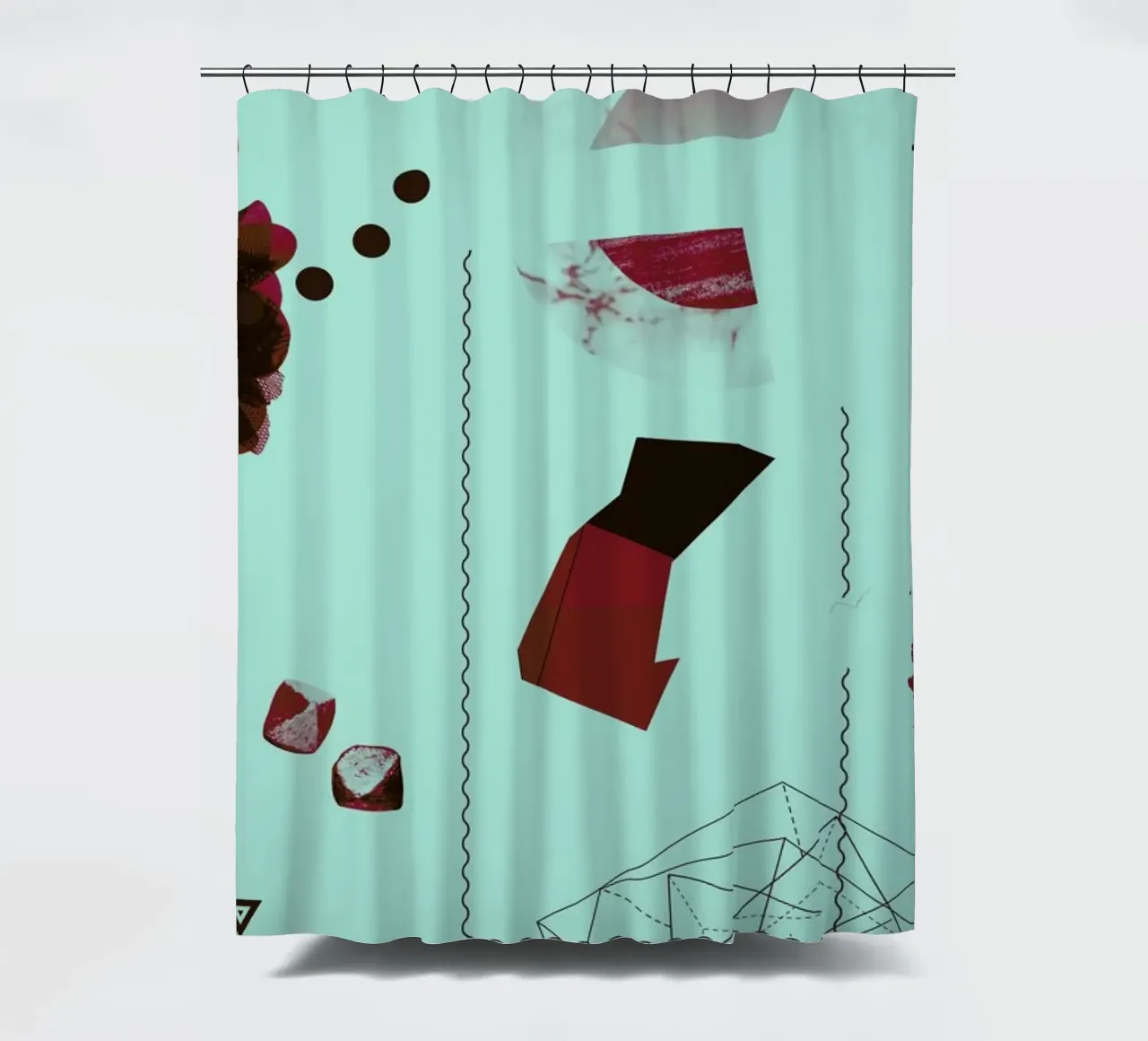 Objects 05 Duschvorhang von Andreas Jarner
