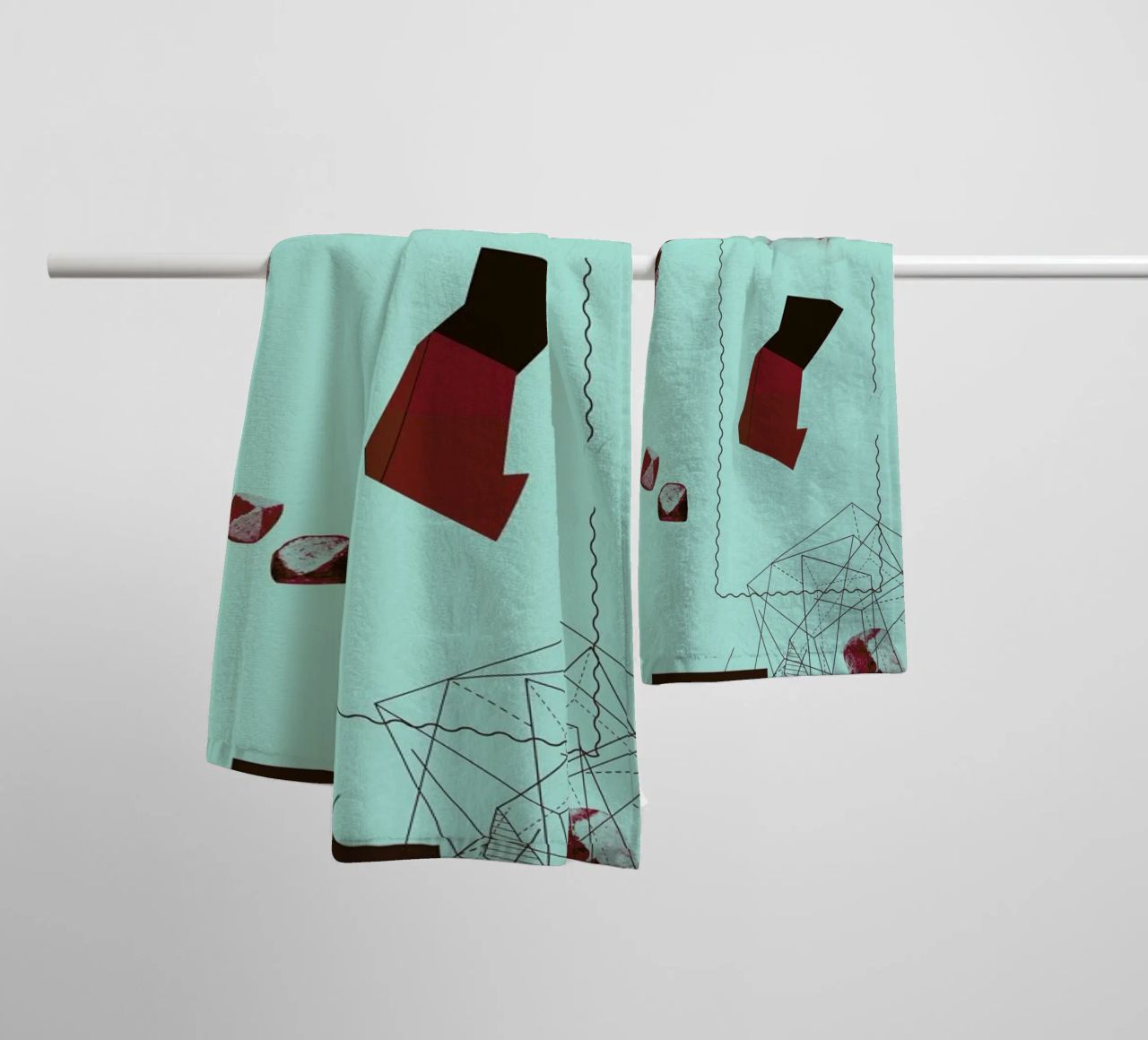 Objects 05 asciugamano da bagno da Andreas Jarner