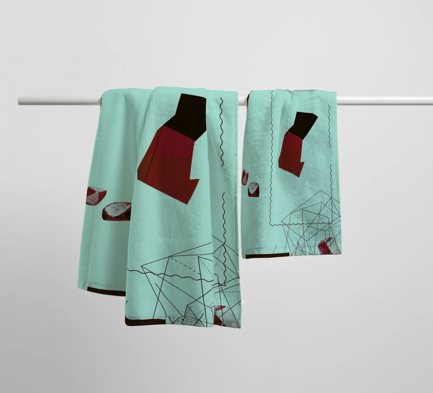 Objects 05 serviette de bain de Andreas Jarner