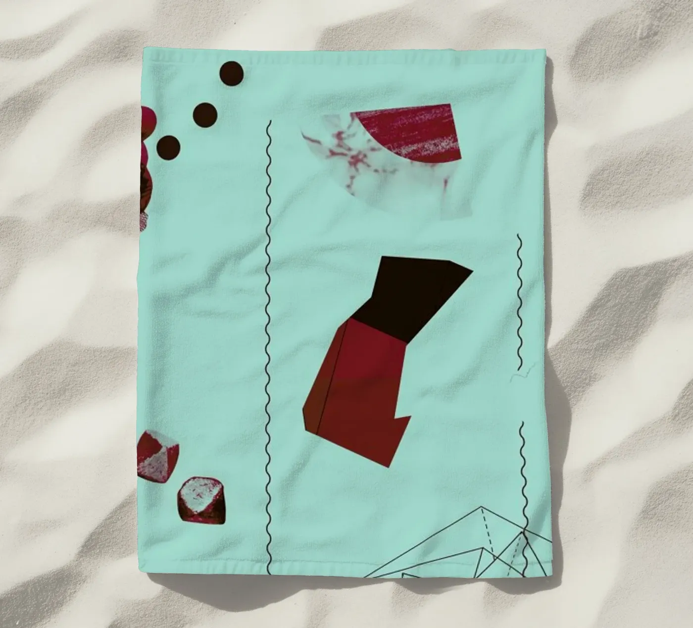 Objects 05 serviette de plage de Andreas Jarner