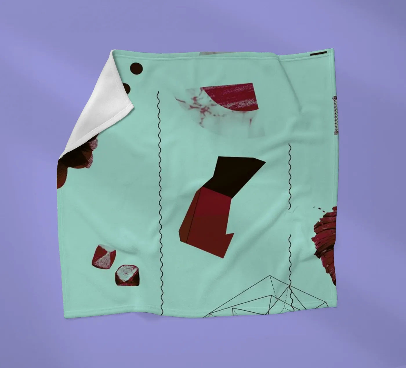 Objects 05 plaid polaire de Andreas Jarner