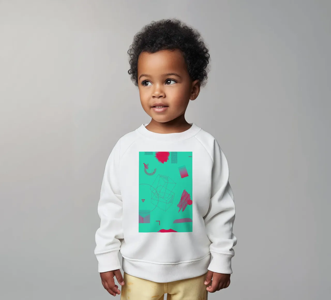 Objects 10 baby sweatshirt van Andreas Jarner