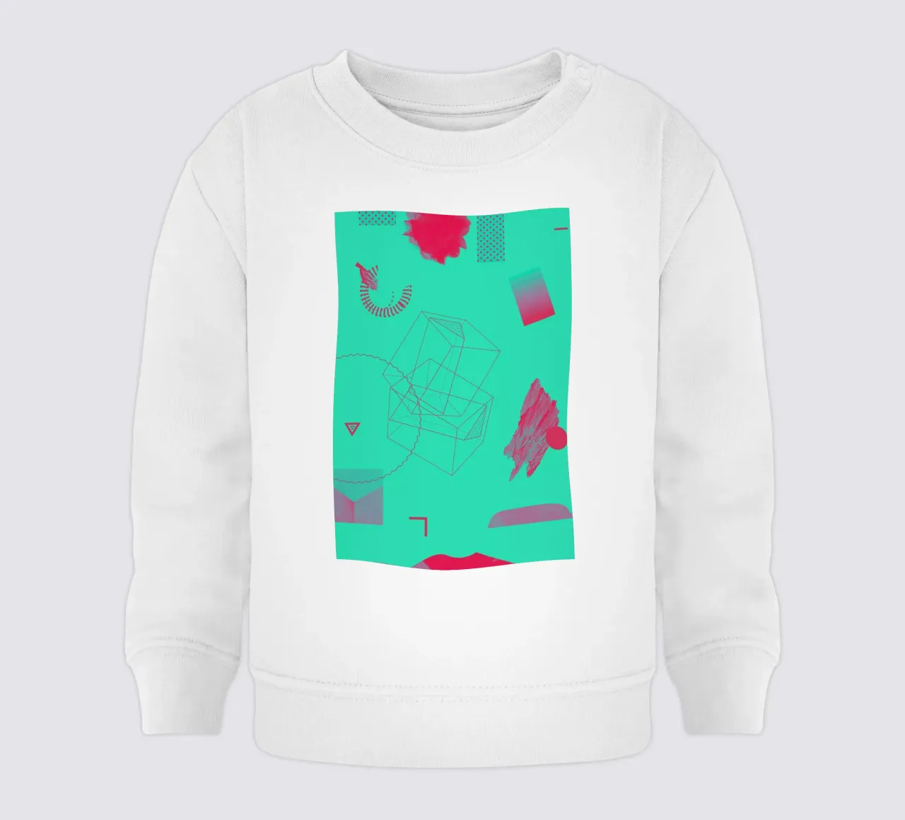 Objects 10 baby sweatshirt van Andreas Jarner