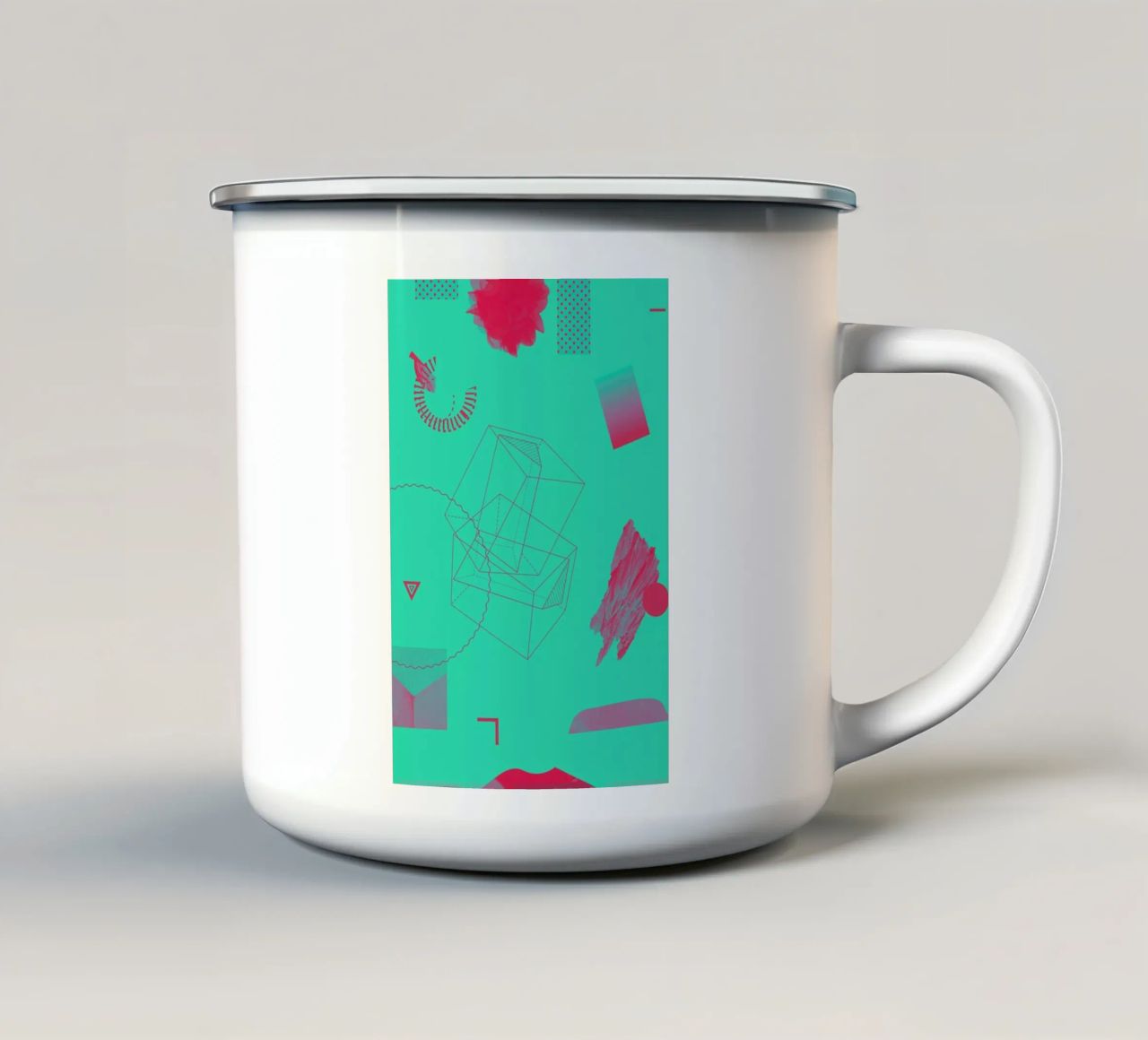 Objects 10 tazza in smalto da Andreas Jarner