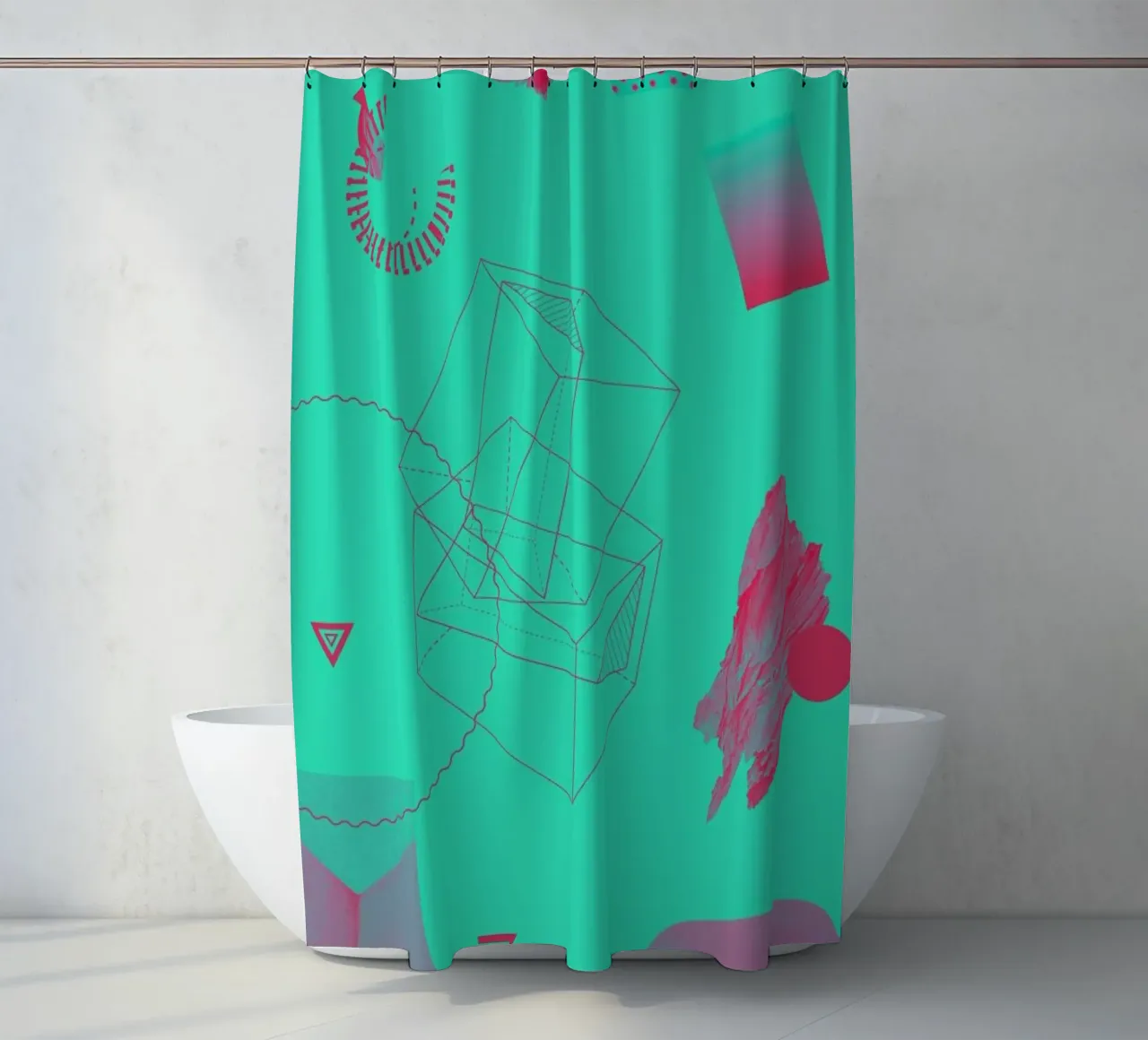 Objects 10 Duschvorhang von Andreas Jarner
