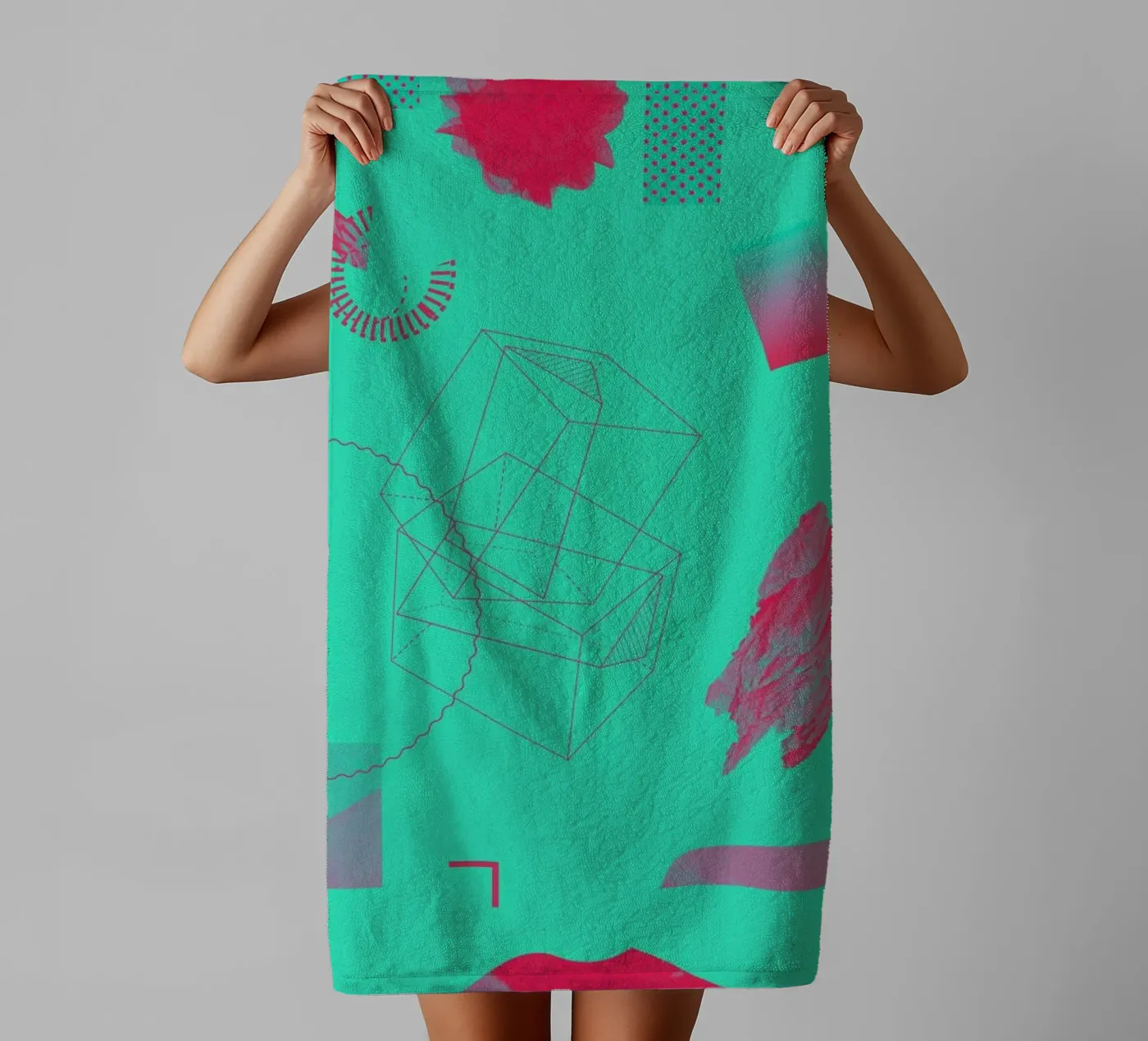 Objects 10 badhanddoek van Andreas Jarner