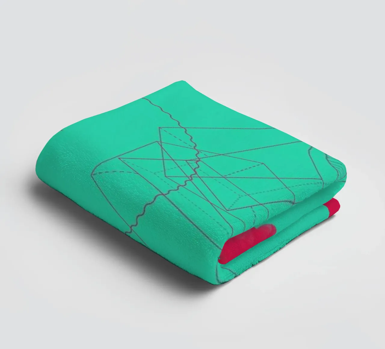 Objects 10 badhanddoek van Andreas Jarner