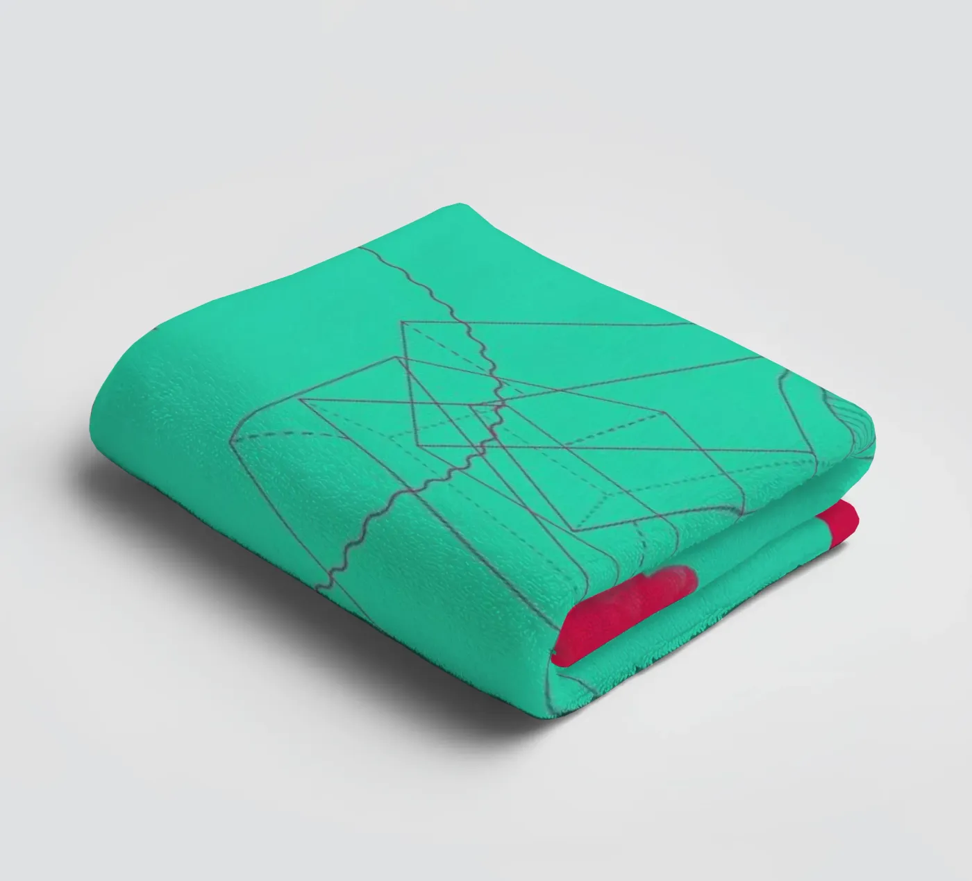 Objects 10 badhanddoek van Andreas Jarner