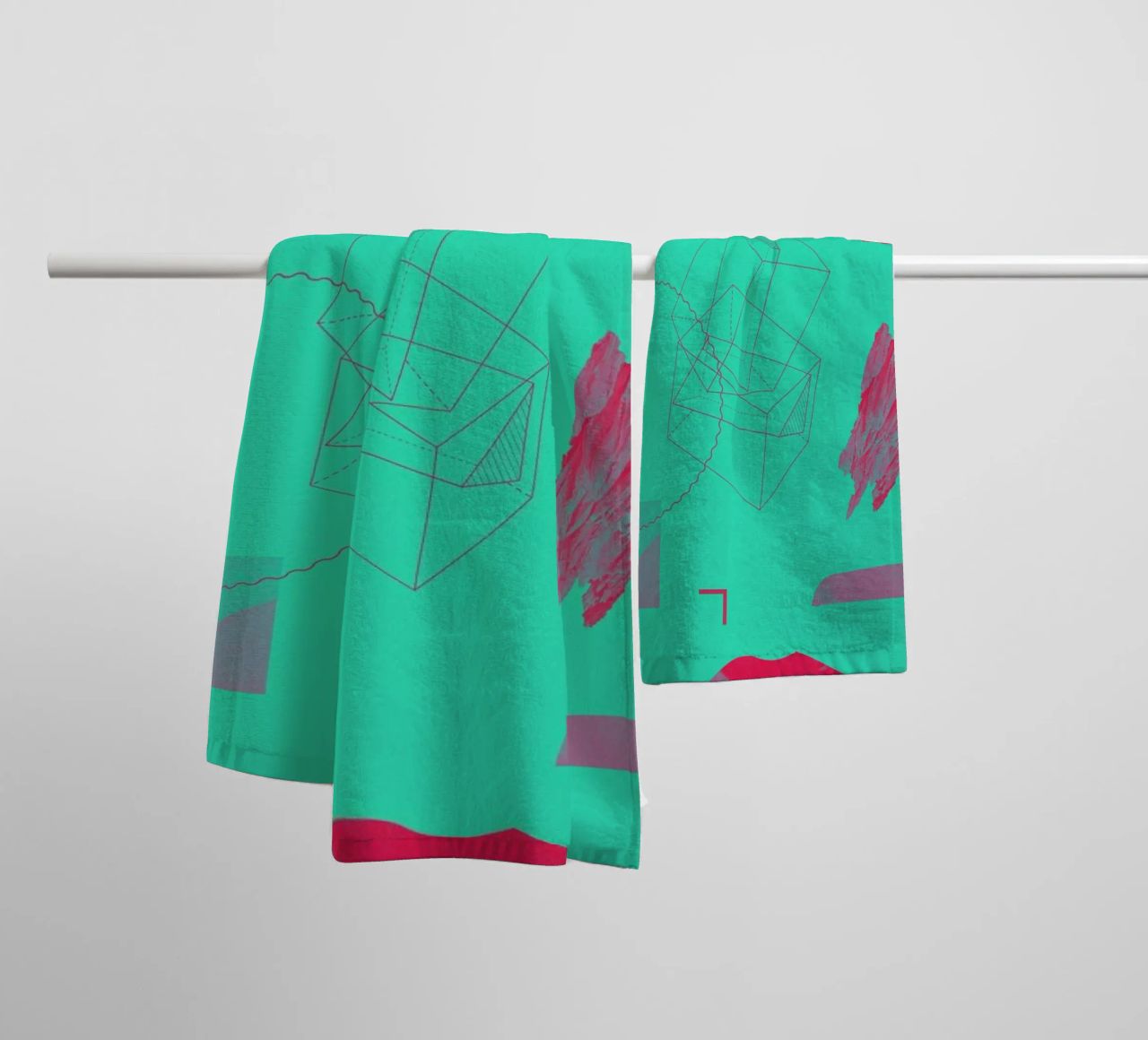 Objects 10 asciugamano da bagno da Andreas Jarner