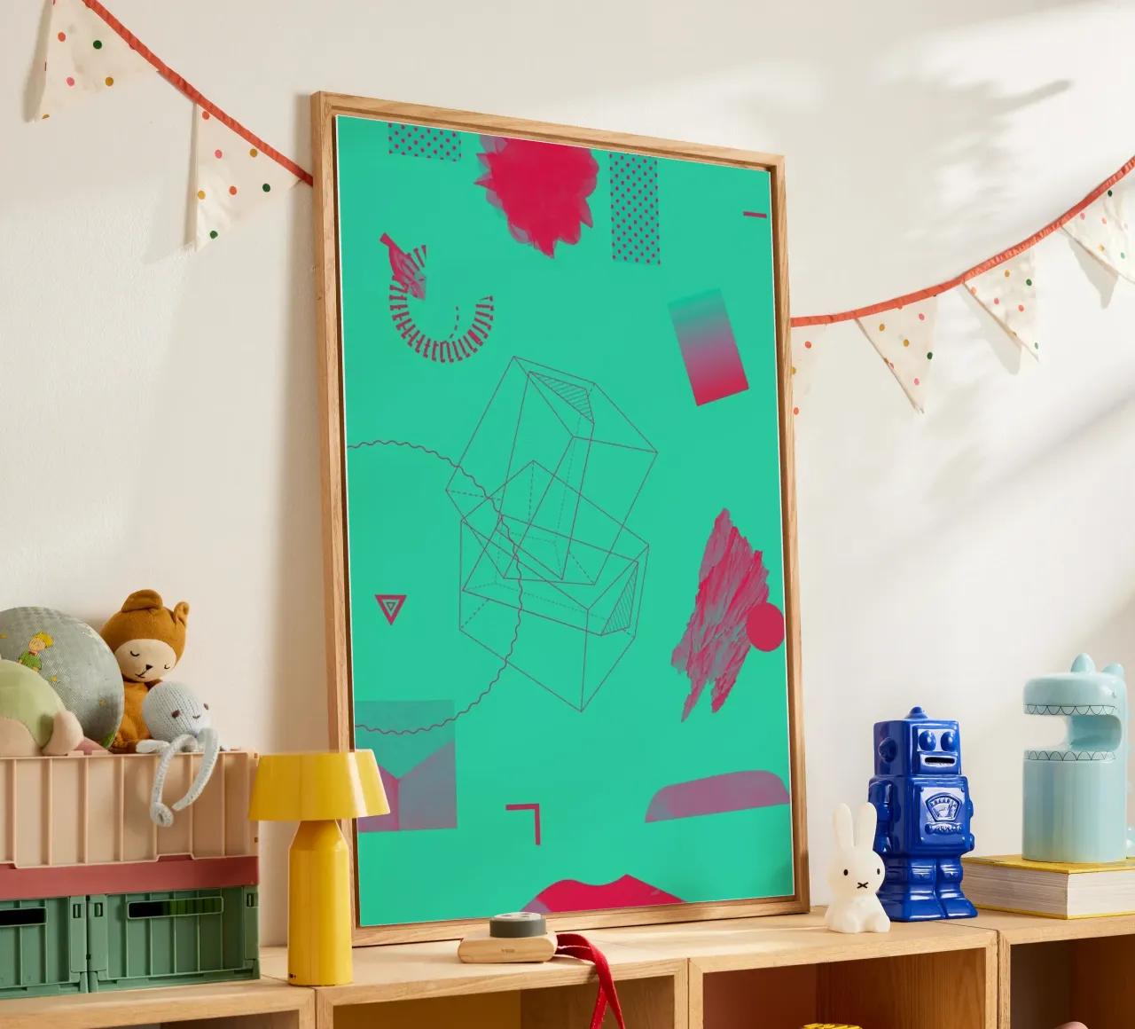 Objects 10 acryl van Andreas Jarner