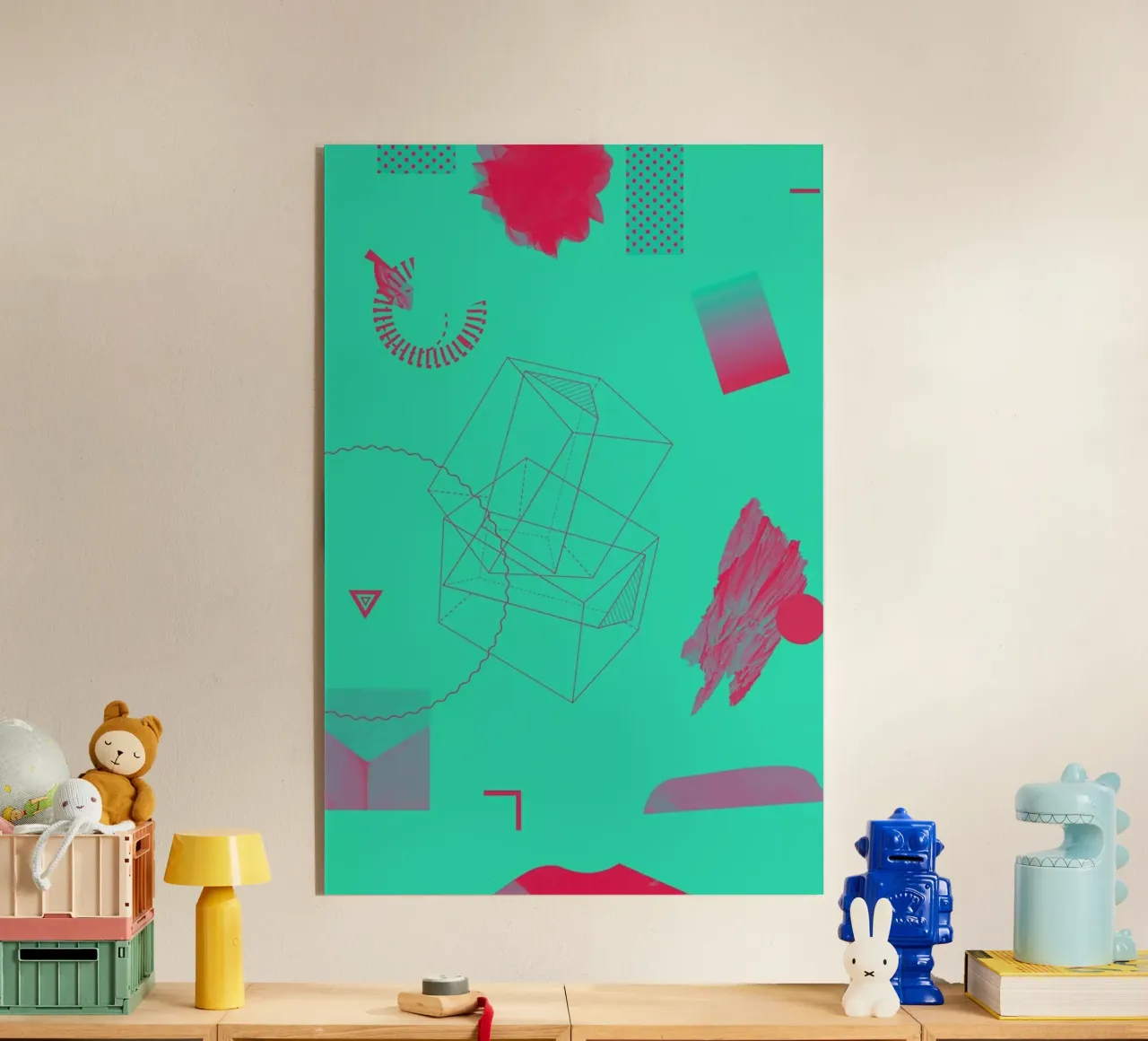 Objects 10 acryl van Andreas Jarner