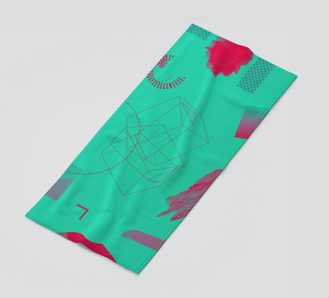 Objects 10 beach towel by Andreas Jarner