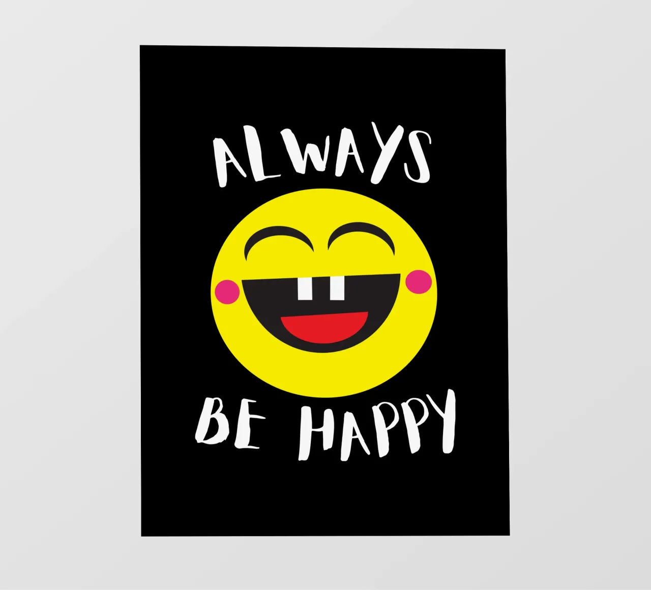 Always be happy telo in pvc da happieeagle