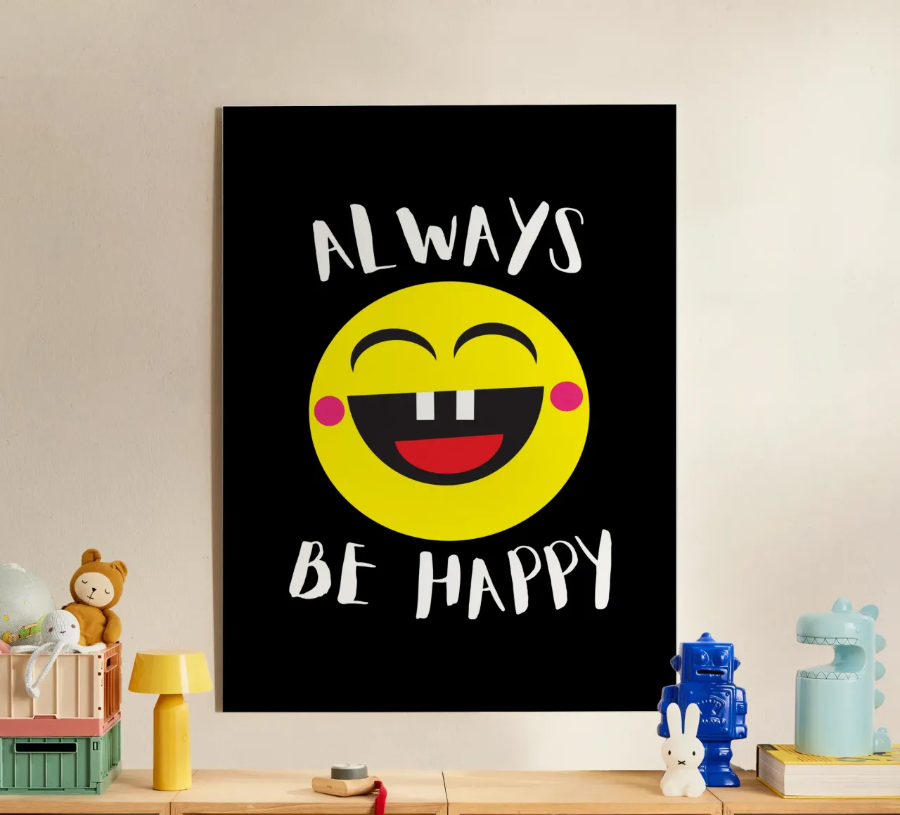 Always be happy plexiglass da happieeagle