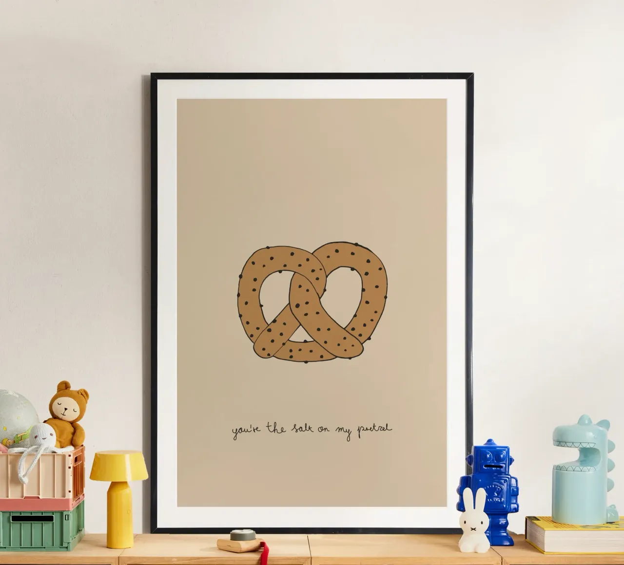 You're the salt on my pretzel poster da AleksandraAnna