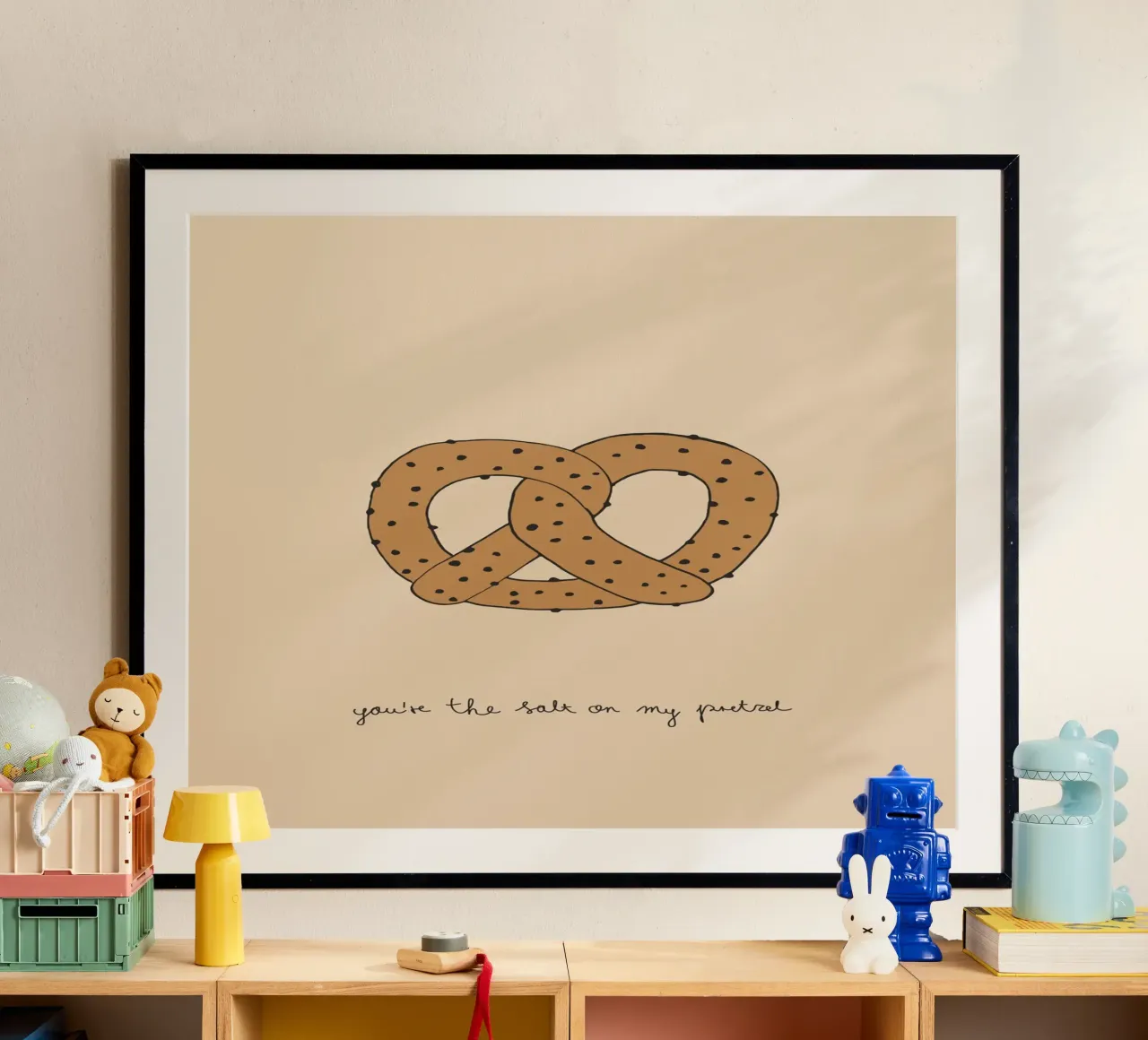 You're the salt on my pretzel poster da AleksandraAnna