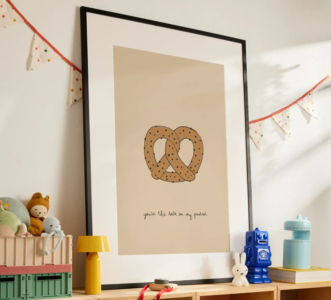 You're the salt on my pretzel poster da AleksandraAnna