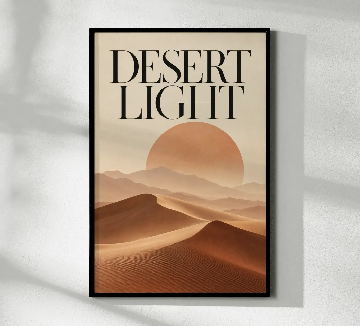 Desert light poster de Linsi