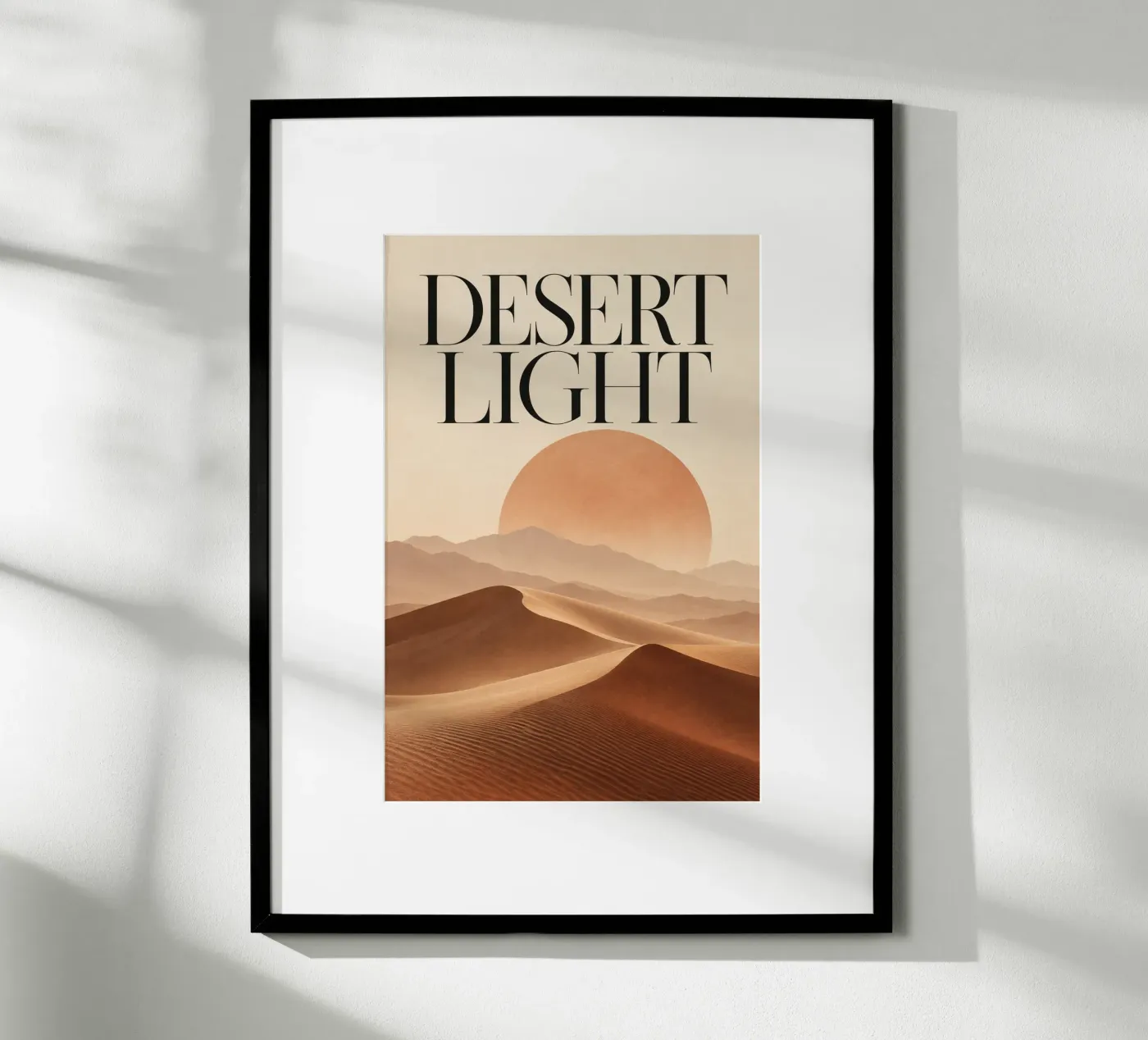 Desert light poster de Linsi