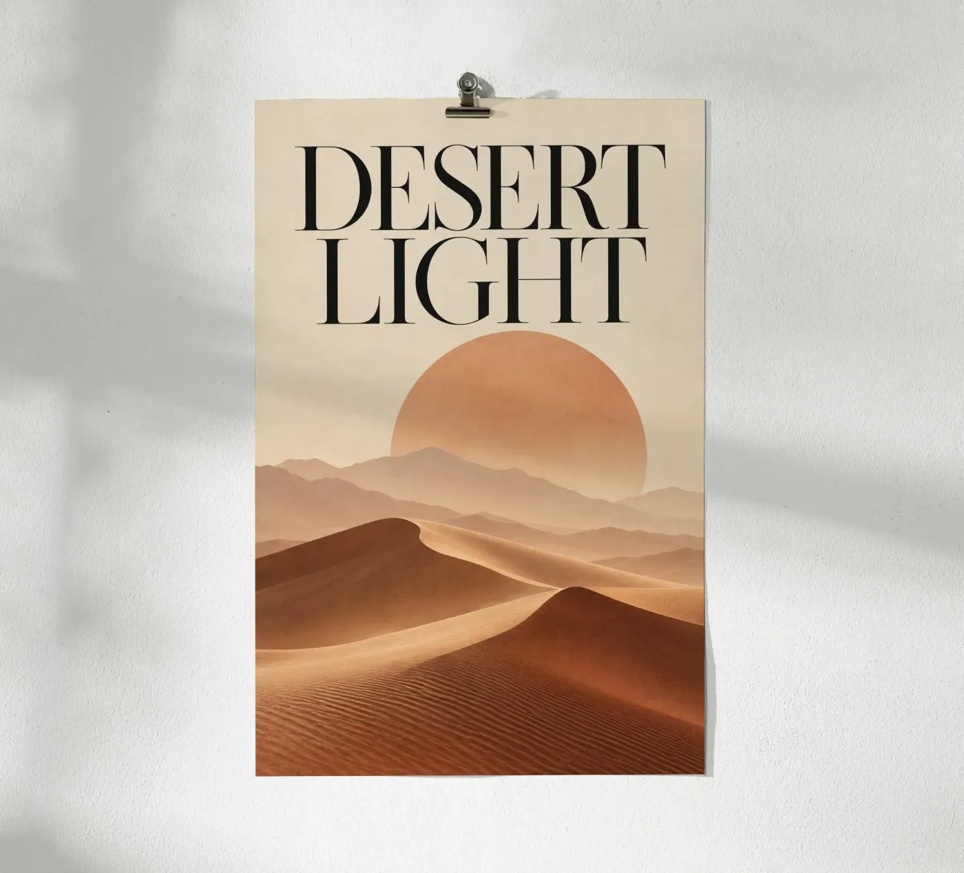 Desert light poster de Linsi