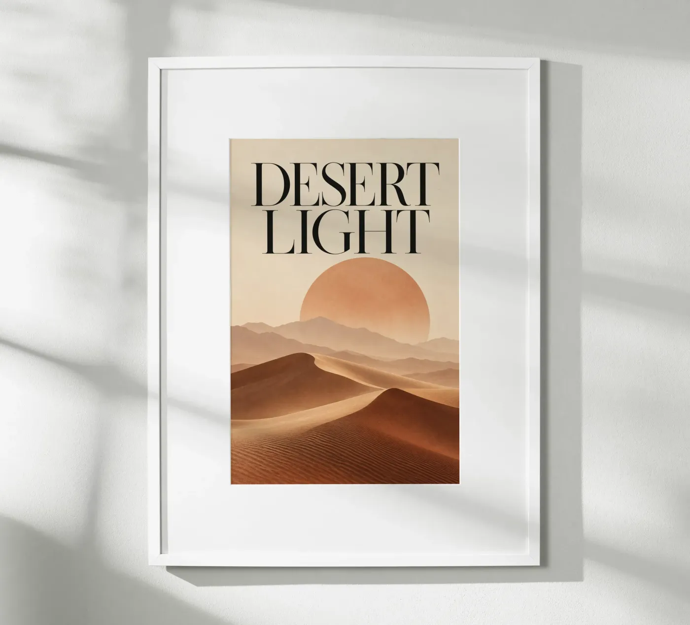 Desert light poster de Linsi