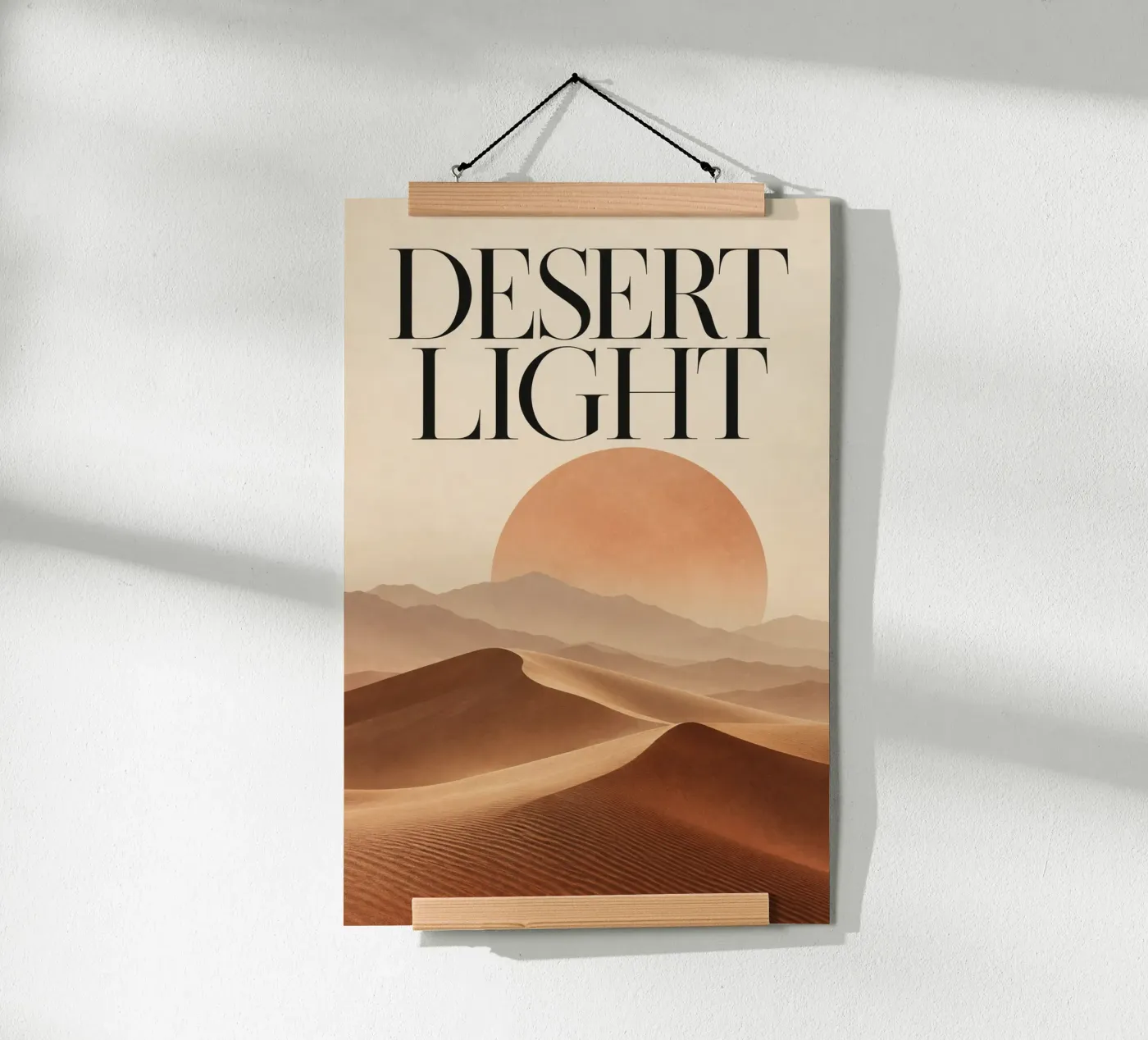Desert light poster de Linsi