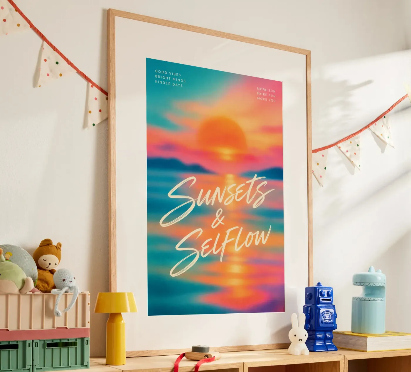 Sunsets poster van Linsi