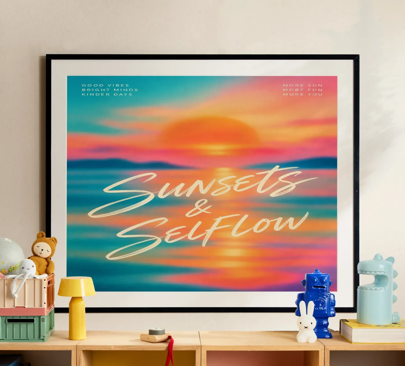Sunsets poster van Linsi