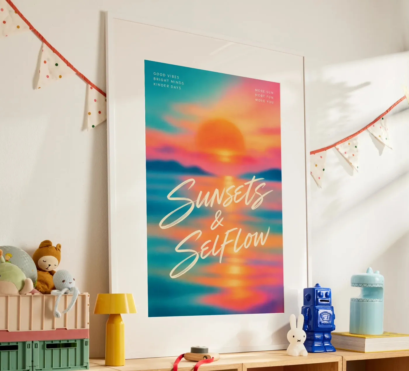 Sunsets poster van Linsi