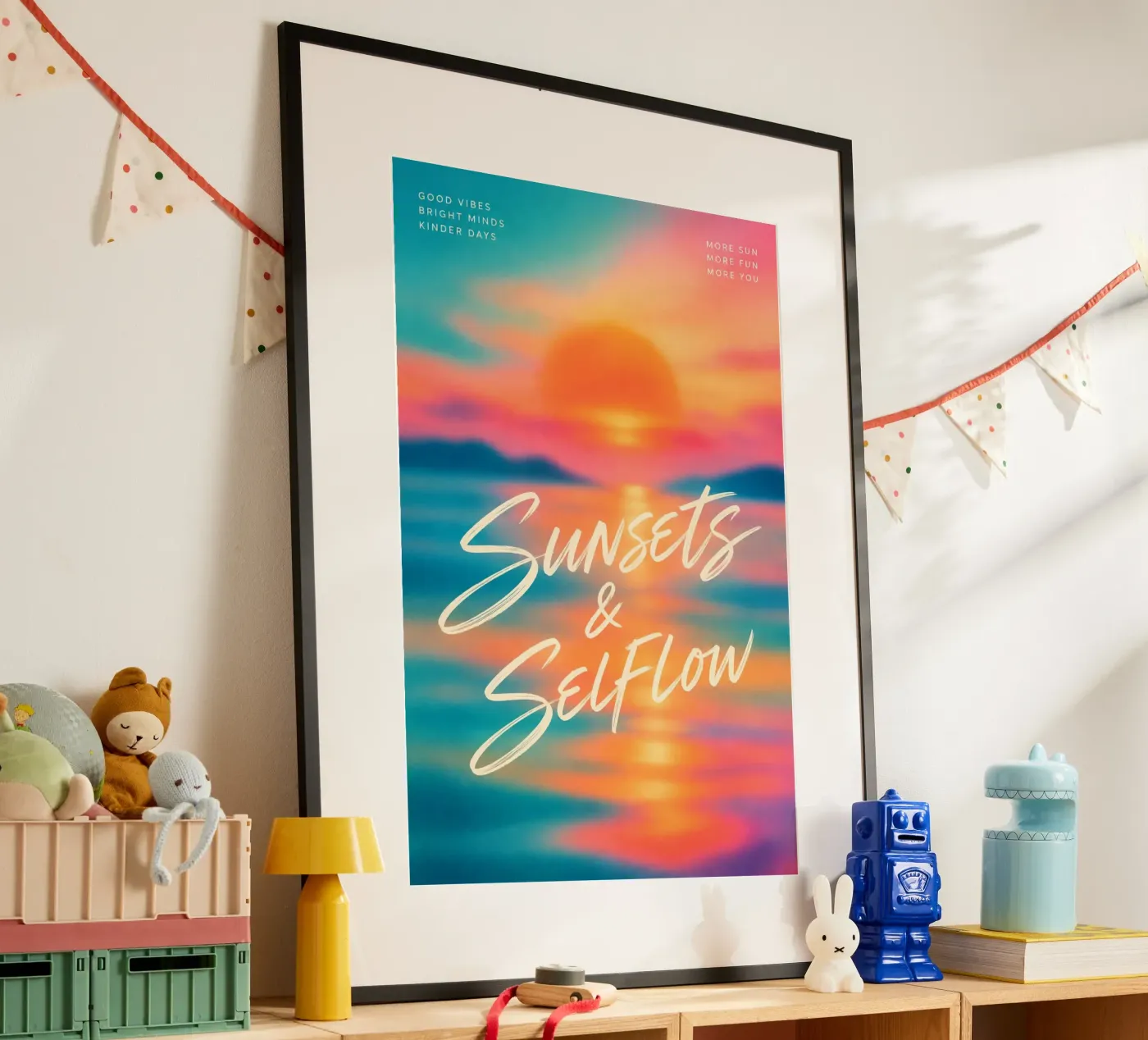 Sunsets poster van Linsi