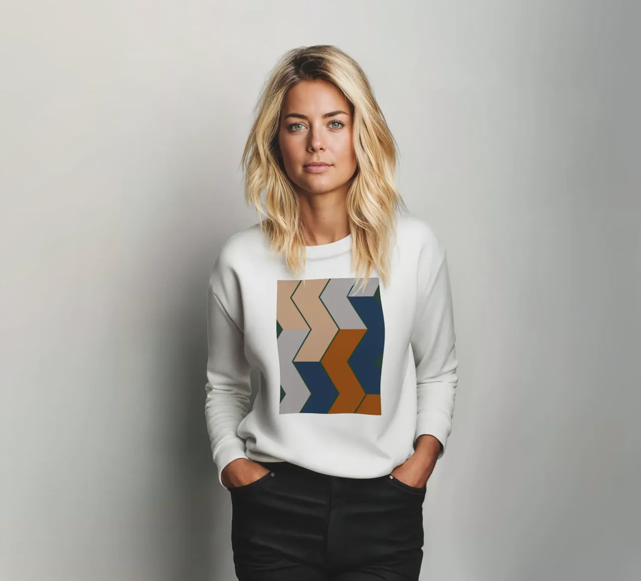 Moderno modello cromatico autunno-inverno felpa da KHouse Studio