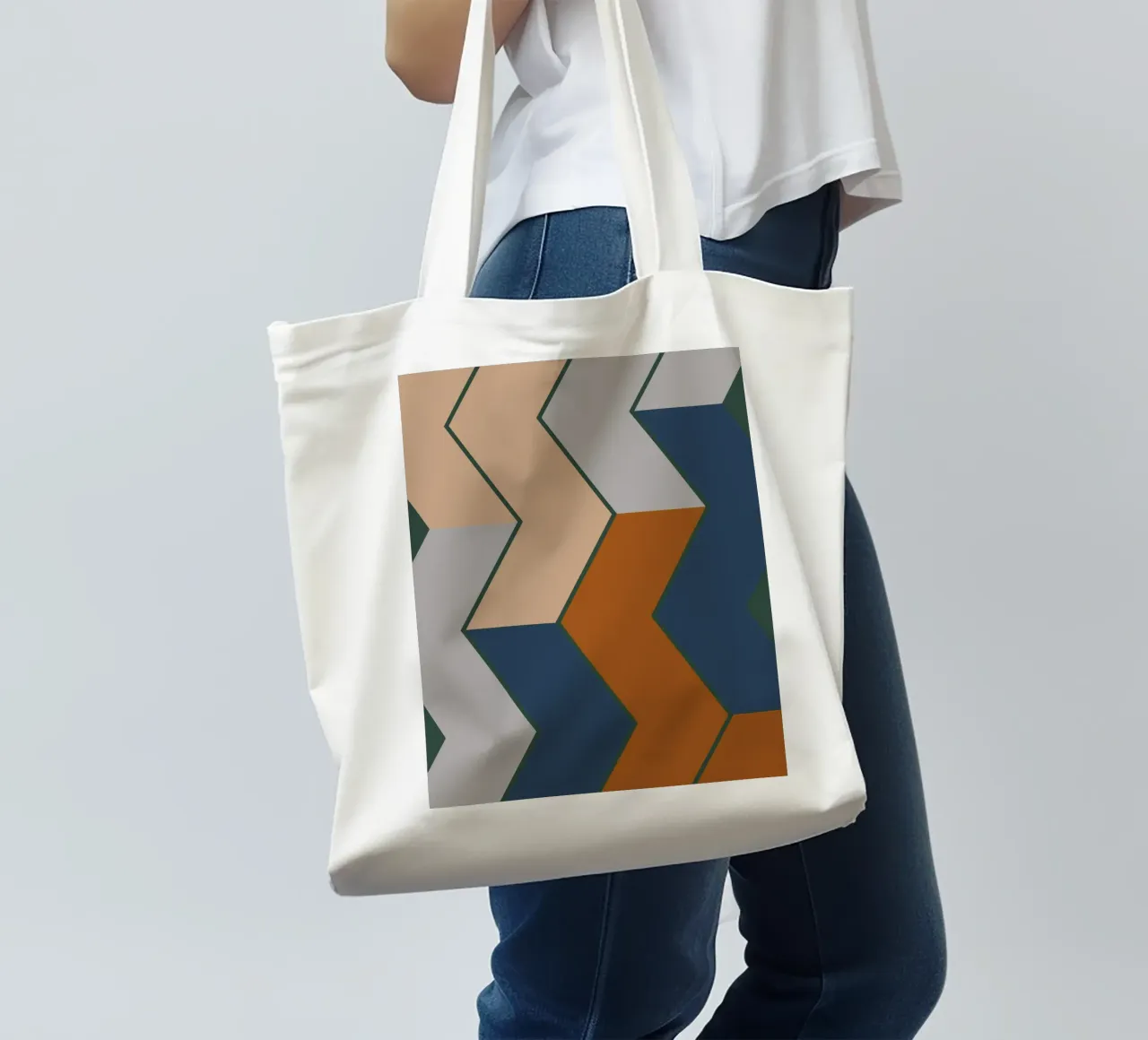 Moderno modello cromatico autunno-inverno borsa in juta da KHouse Studio