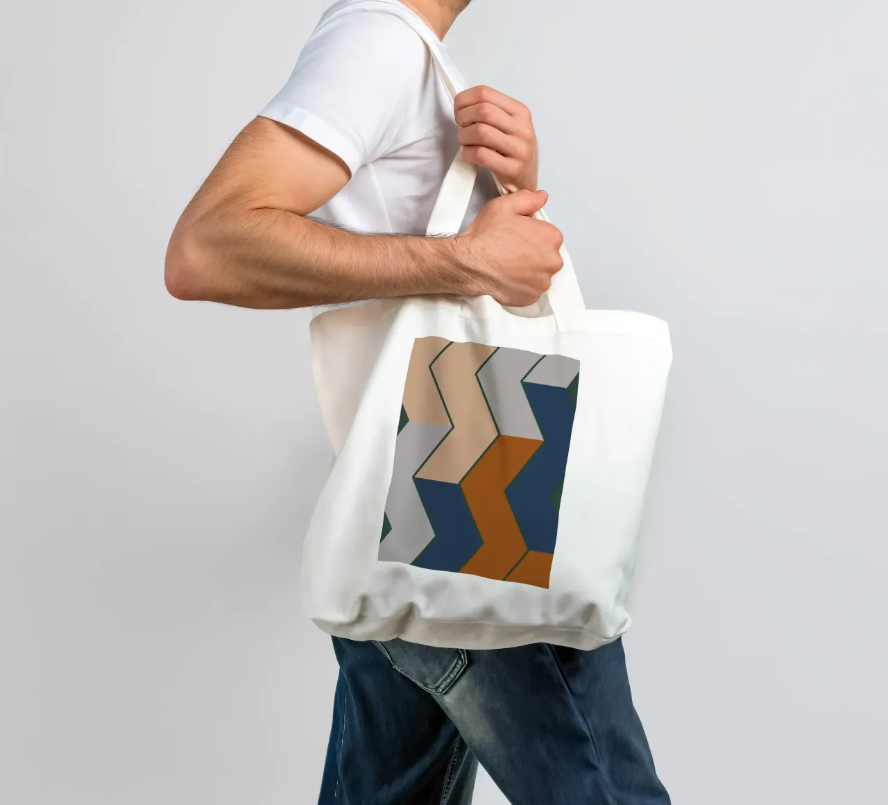 Moderno modello cromatico autunno-inverno borsa in juta da KHouse Studio