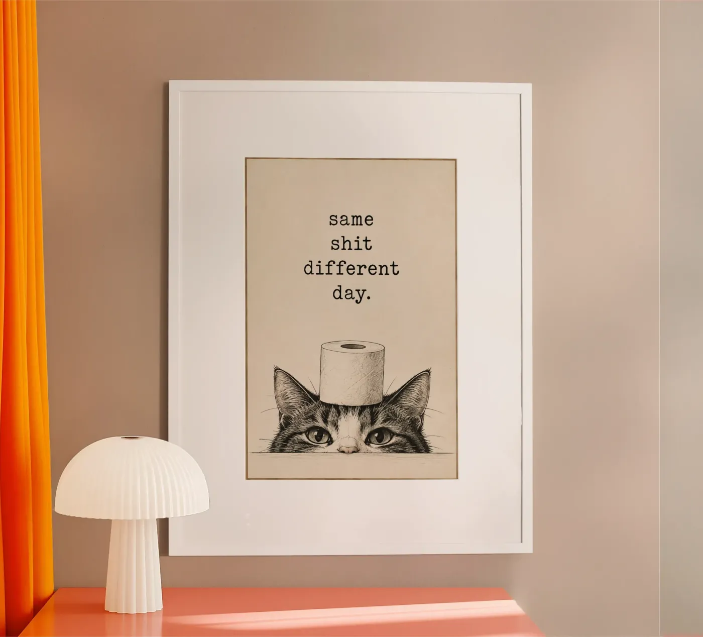 Same shit different day poster van Linsi