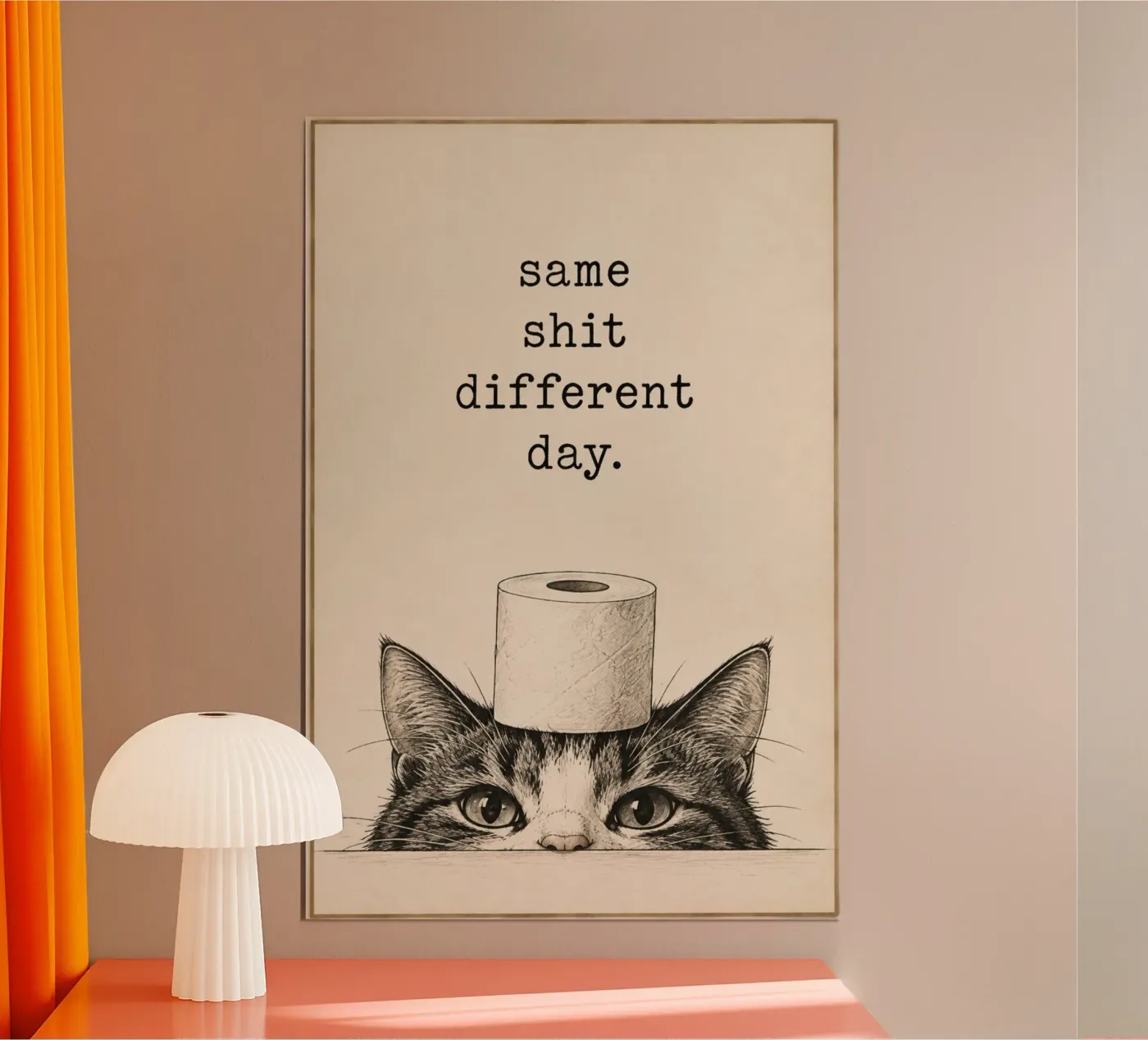 Same shit different day poster van Linsi
