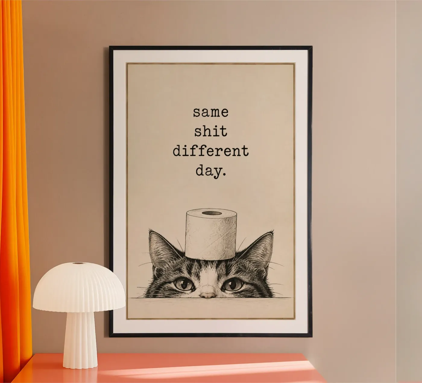 Same shit different day poster van Linsi