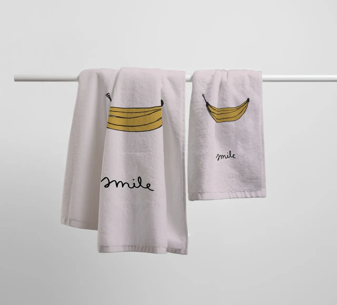 Smile Banana asciugamano da bagno da AleksandraAnna