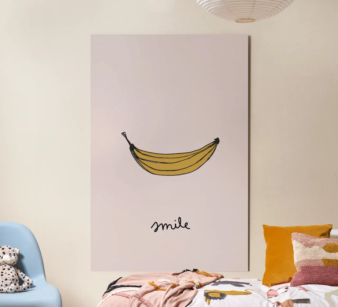 Smile Banana alluminio dibond da AleksandraAnna