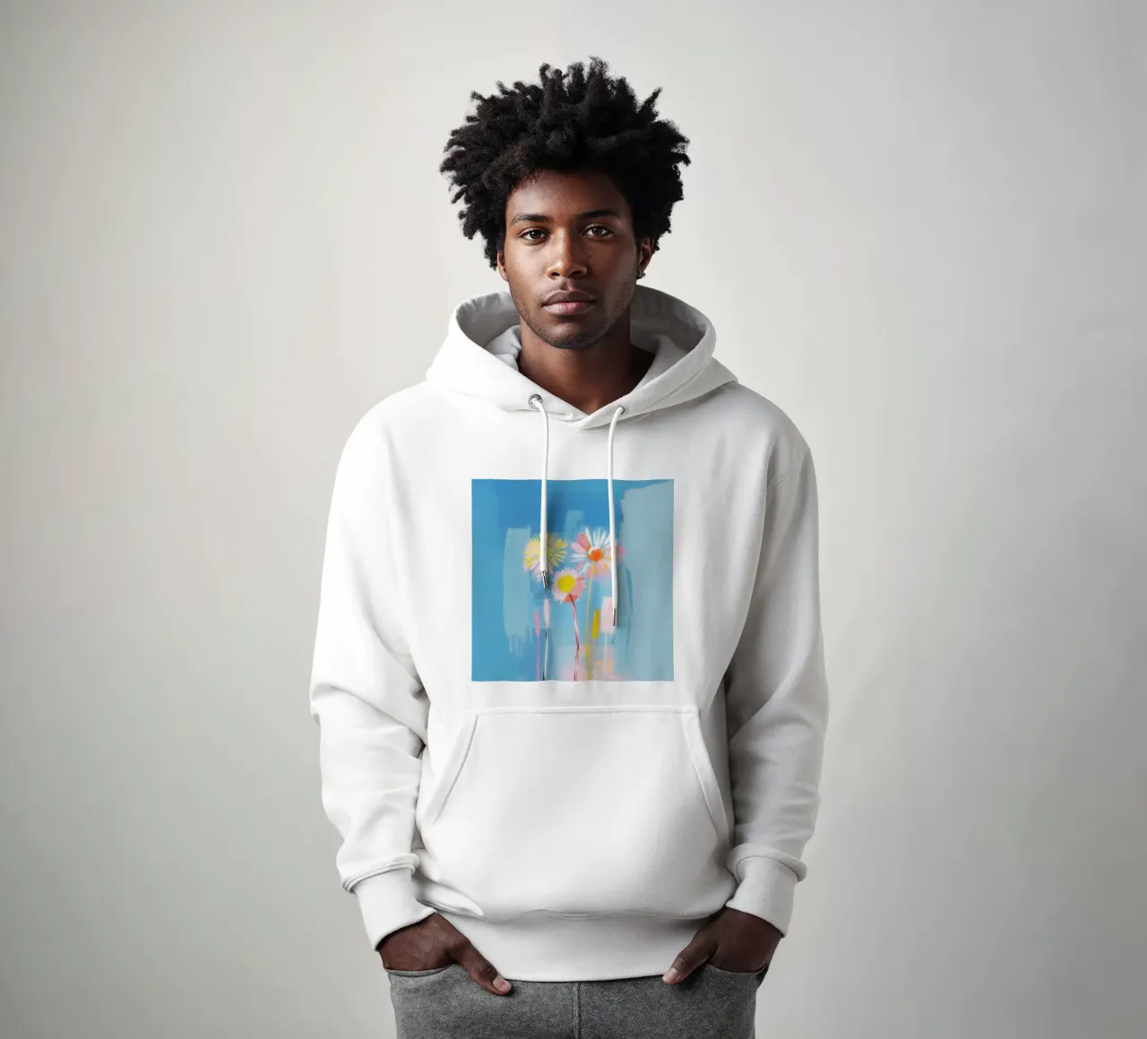 Dandelion Dreamscape felpa con cappuccio da Modern Muse